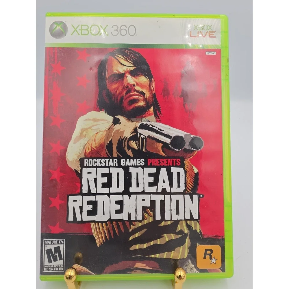Red Dead Redemption Microsoft Xbox 360 2010 Rockstar Games Shooter NTSC
